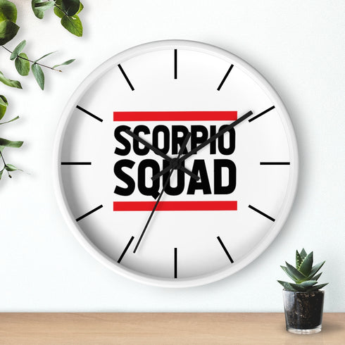 Scorpio Squad Wall clock